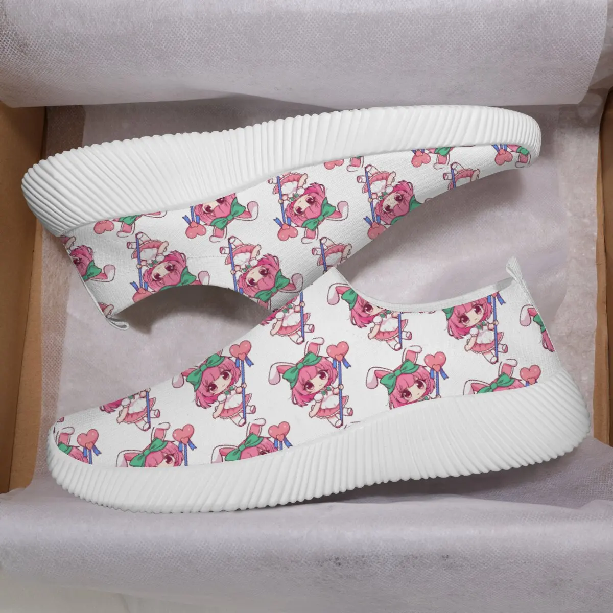 Мужская повседневная обувь, большие стильные сетчатые дышащие двухцветные легкие летние туфли на мягкой подошве с мультяшным принтом на шнуровке на плоской подошве