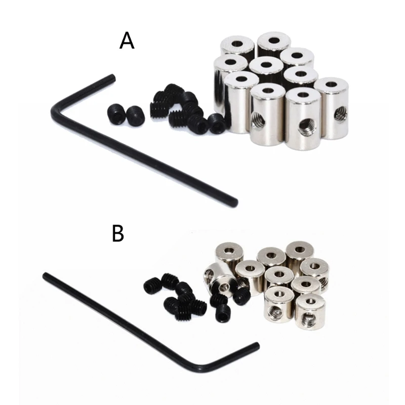 Pin Keepers Pin Locks Pin Backs Locking Clasp Locking Pin Keeper Backs with 1 Wrench and 10 Pieces Blank Pins