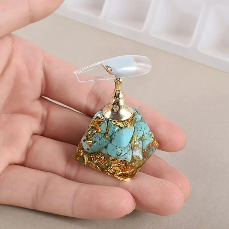 31BF Display Stand Silicone Mold Practice Holder Mold for DIY Manicure Tool