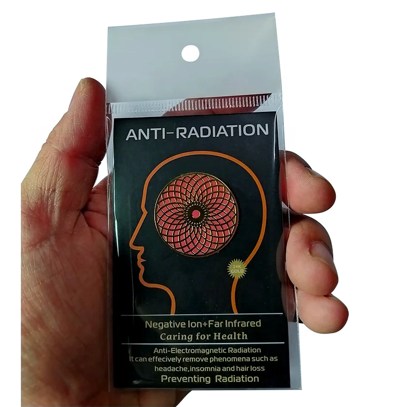 

Custom.Japan Energy scalar 5G EMF Flower anti radiation shield sticker cell phone emf 2000cc 26mm customized