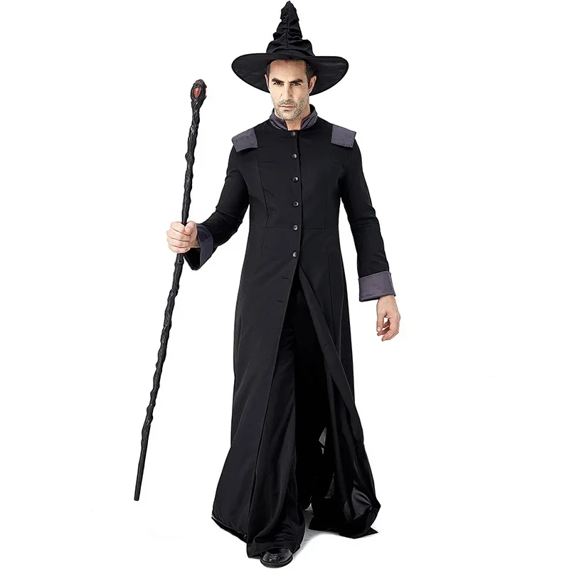 

Wicked Wizard Costume Cosplay For Men Halloween Costume For Adult Suit Carniva Party Dress Up Clothing