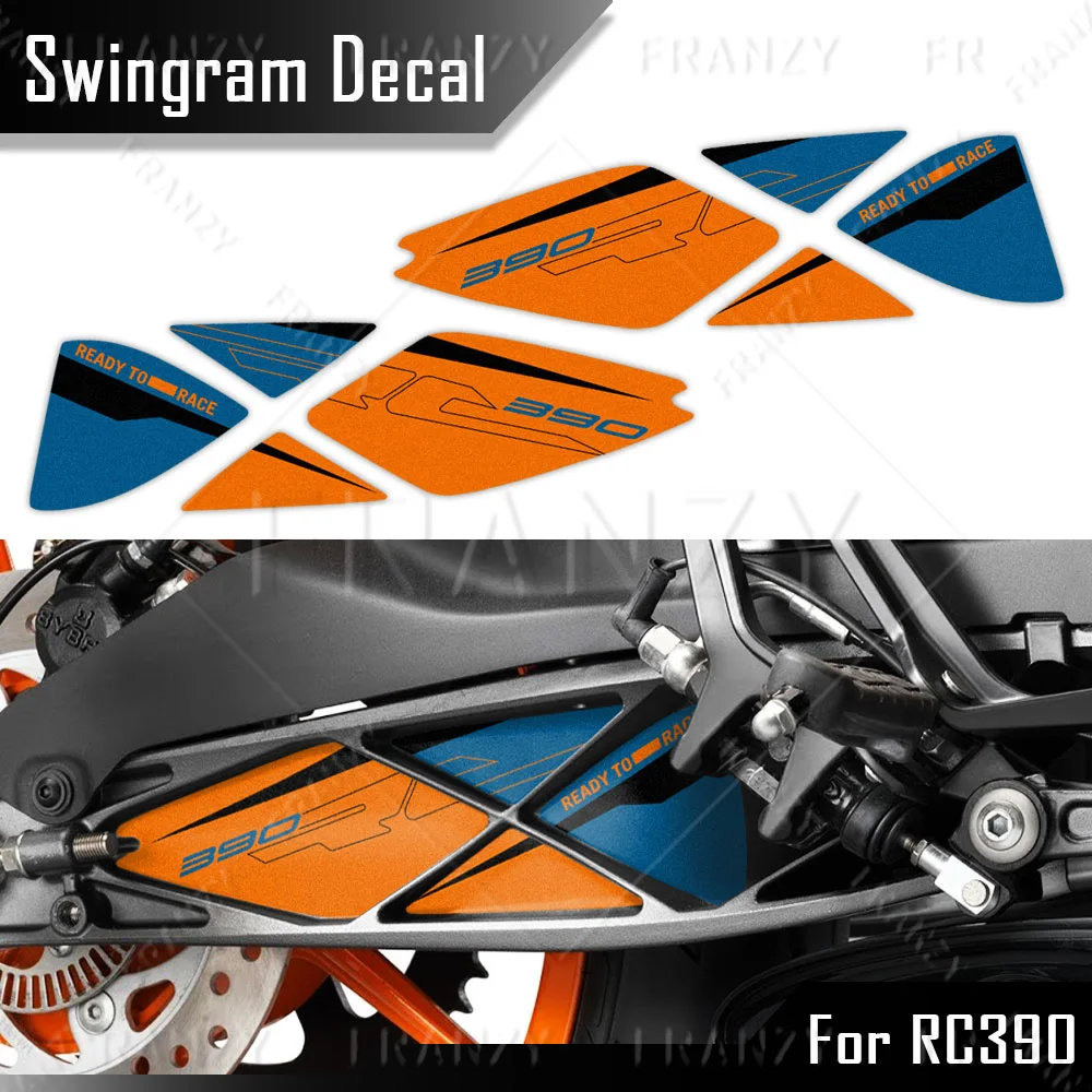 3M Motorcycle Swingarm Sticker Rotating Shaft Protection Swing arm Decal For KTM RC390 RC 390