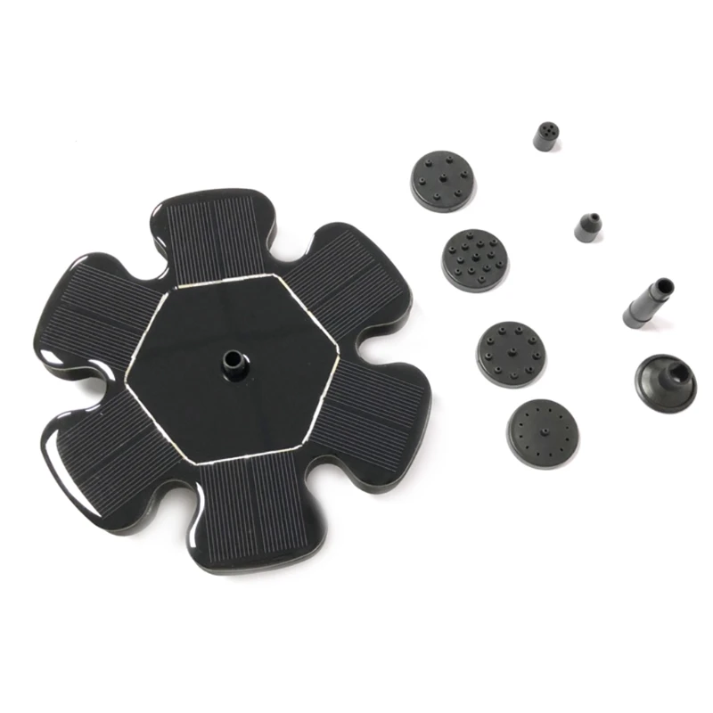 

Flower Type Gardening Solar Panel Fountain Water Pump Floating Sprinkler Tools