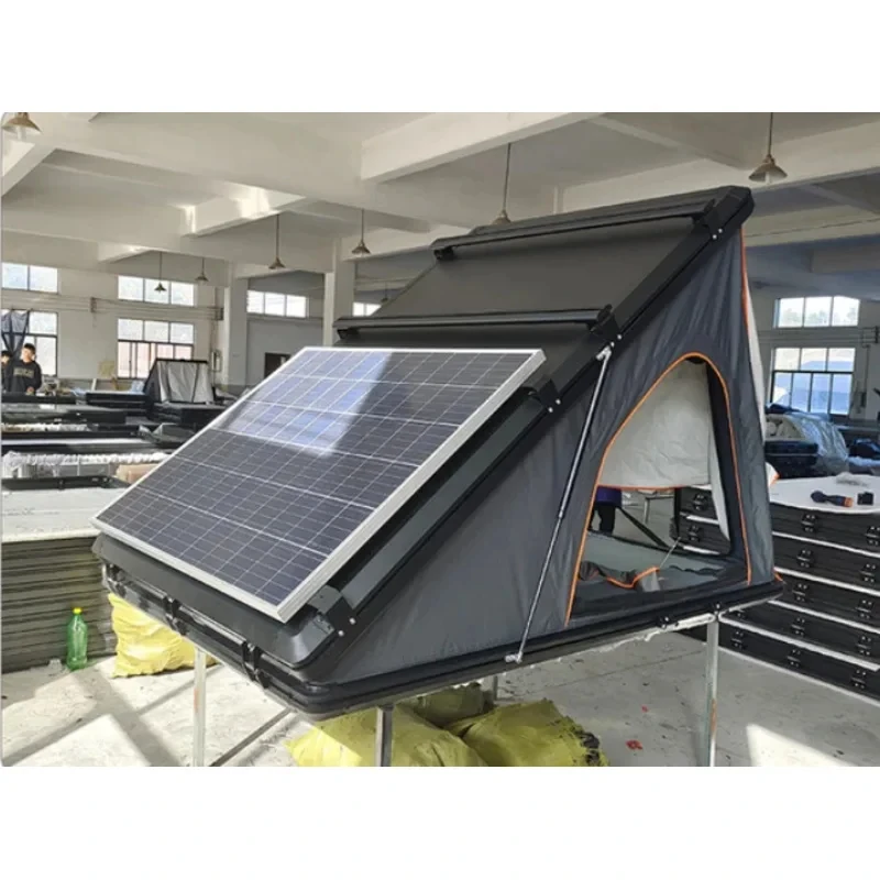 

Aluminum Alloy Hard Shell Triangle Roof Top Tent Outdoor Camping Rooftop Tent for Car and Pickup