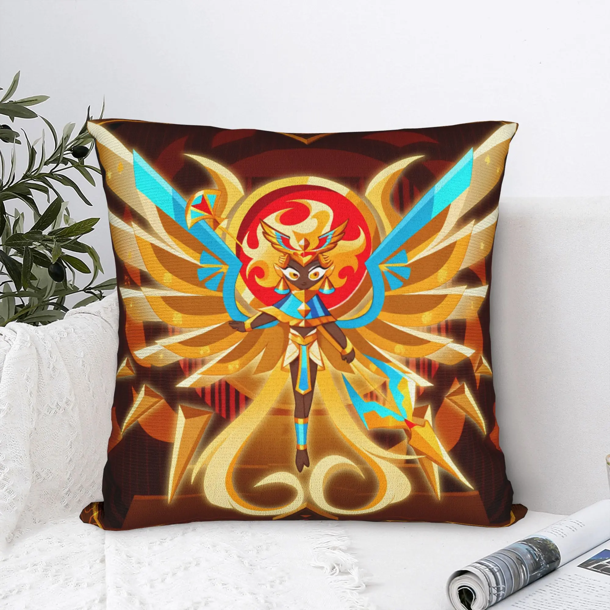 Pillow Cover Burning Spice Cookie  Cute Funny Pillow Case For Chair Sofa Home Decor Pillowcases