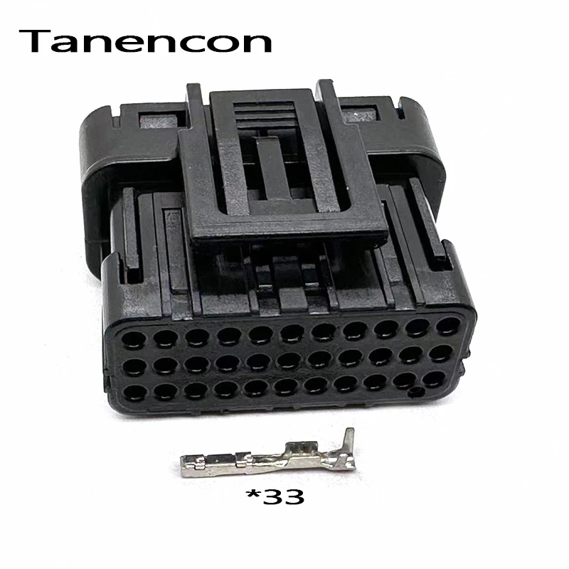 1 Set 33 Pin Automotive ECU Computer Control System Cable connector Motorcycle Engine PCB Plug for Honda 6188-4871 6189-7106 - Image 3