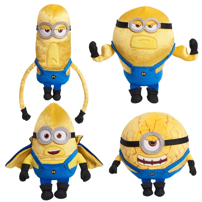 2024 Despicables Me 4 Minionso boneka mewah Anime lucu Anime lucu boneka besar boneka Sofa ornamen menghias mainan anak perempuan hadiah ﻿