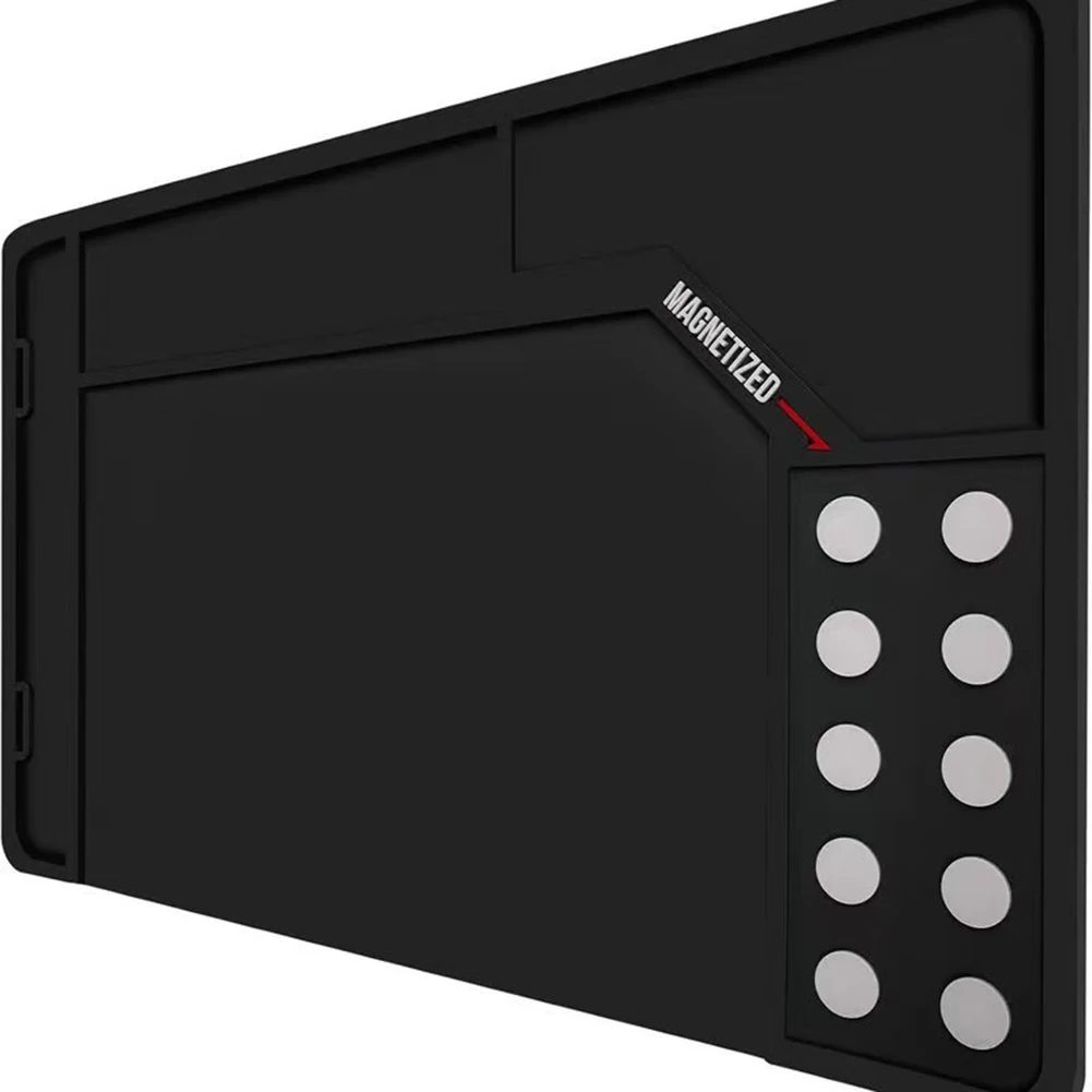 Cleaning Mat For Electronics And Tools Cleaning Mat Oil Proof Mat 420x265x4.5mm Magnetic Dots Mat Versatile Use