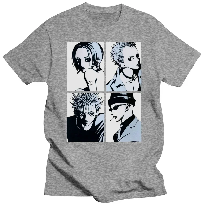 Tee üstleri Ai Yazawa japon animesi Manga tişörtleri kısa kollu moda grafik T-shirt Osaosaki  erkekler saf pamuk men clothing