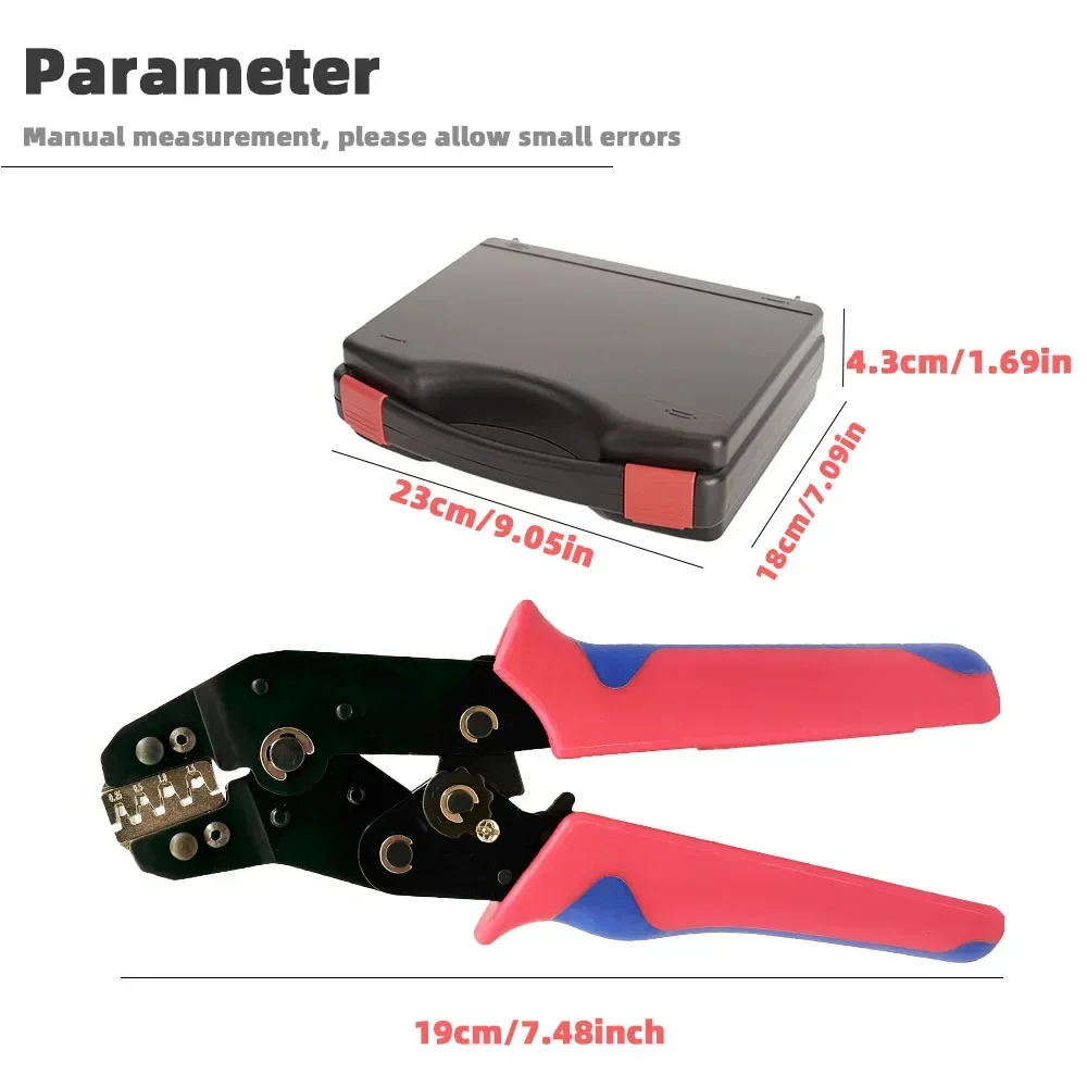 Imagem -05 - Alicate de Crimpagem com Mandíbulas de Troca Rápida Barril Aberto Não Isolado Terminais Bunda Kit de Ferramentas Eletricista Coaxial Sn58b