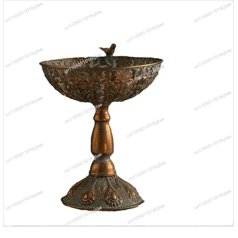 For Entrance Decoration Ornaments, Wrought Iron Fruit Trays, Vintage Homestay Decoration Ornaments