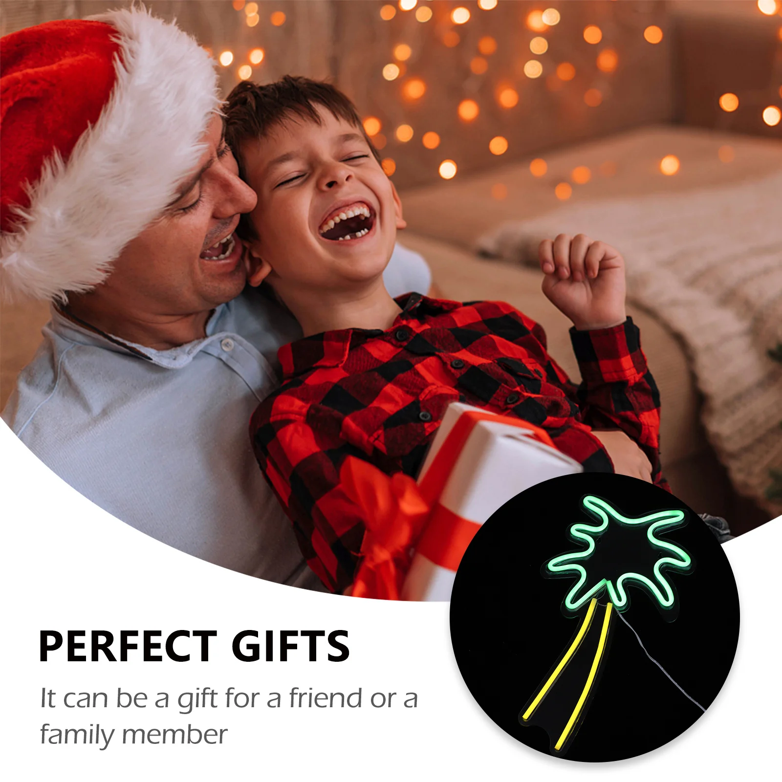 

Tree Coconut Modeling Lamp Decoration Night Decorative Lights Neon Atmosphere Birthday