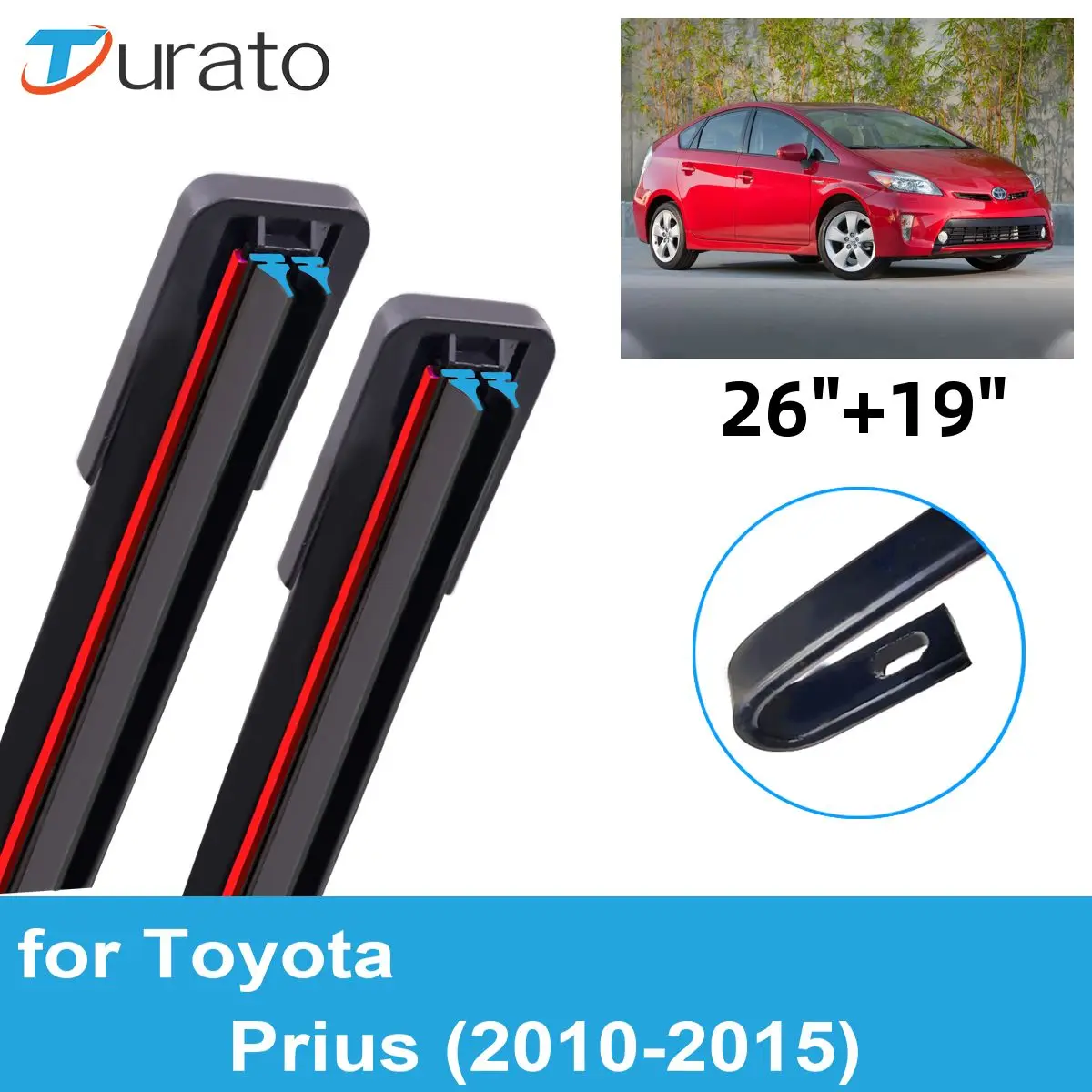 

2 шт., щетки стеклоочистителя для Toyota Prius 2010-2015