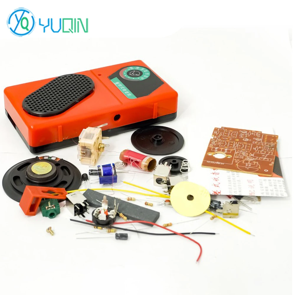 Six Tube AM Radio Kit for Soldering Circuit Board and Practicing Making DIY Electronic Products（Random Color）