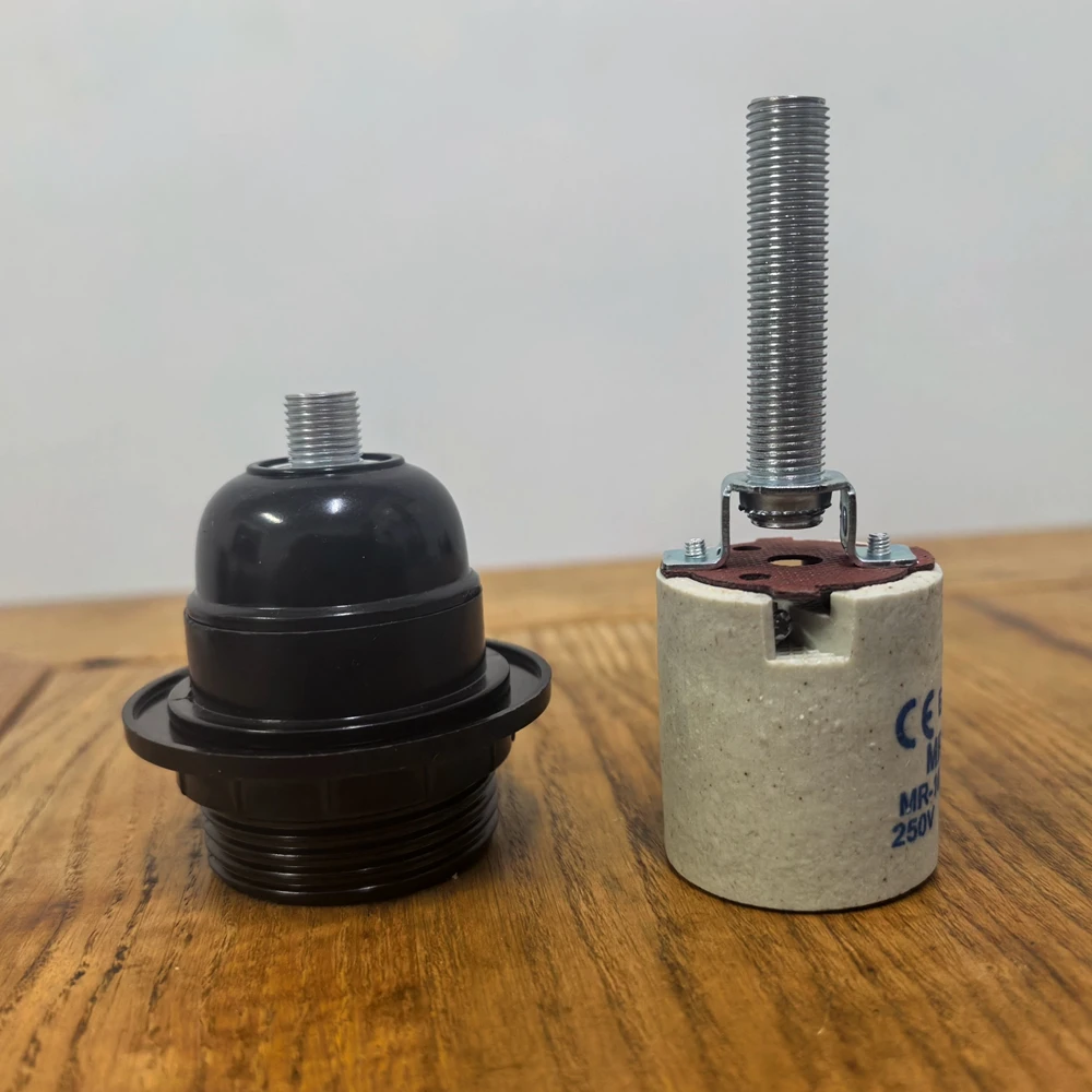 Tornillo de tubo roscado de Zinc de Metal, Unión de pezón M10, accesorios de tubería para piezas de iluminación DIY, 10 piezas por paquete