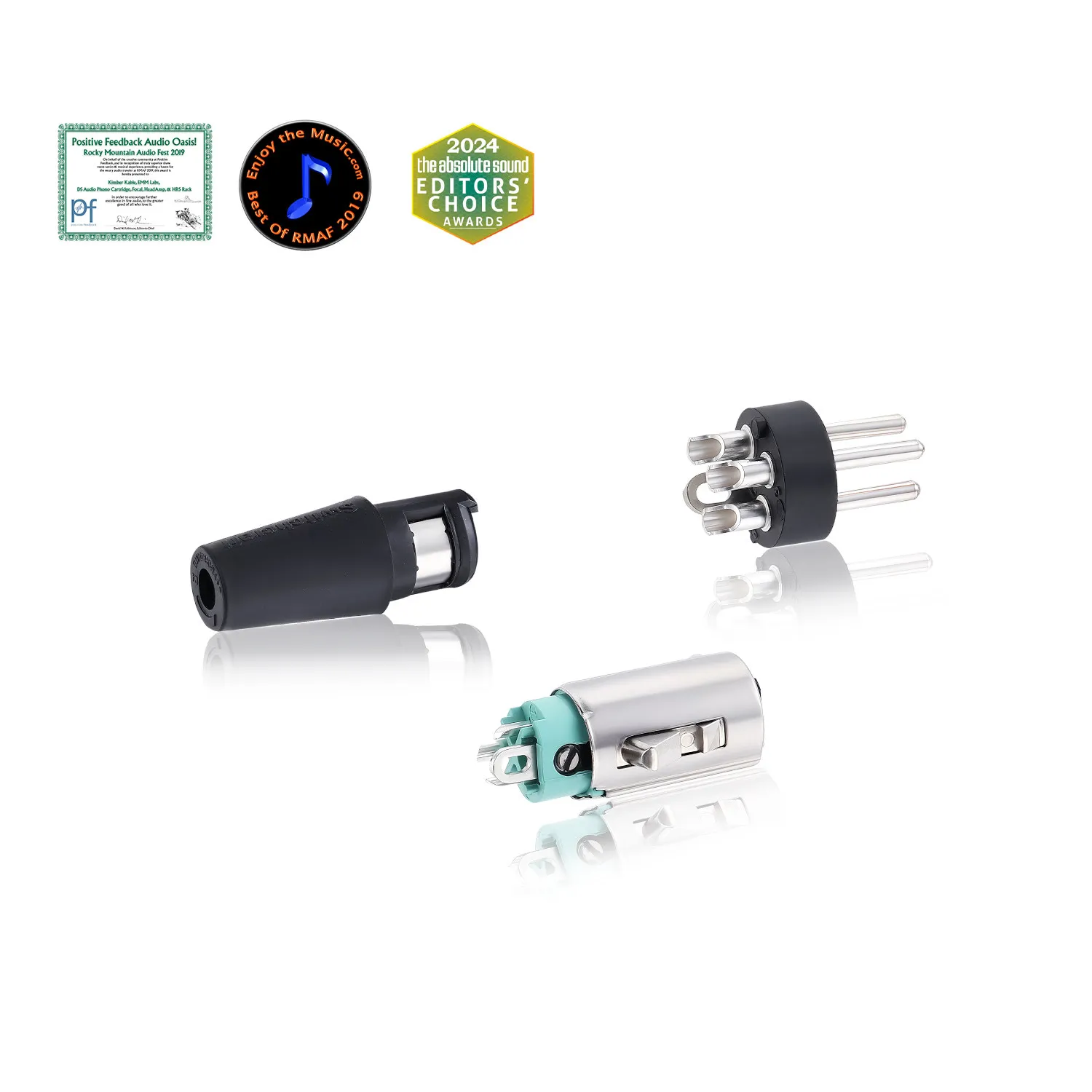 American Kimber Kable Gold Ultraplate™ XLR Signal Plug