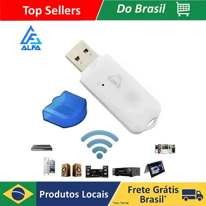 Adaptador Receptor Bluetooth Usb Pendrive Carro Musica