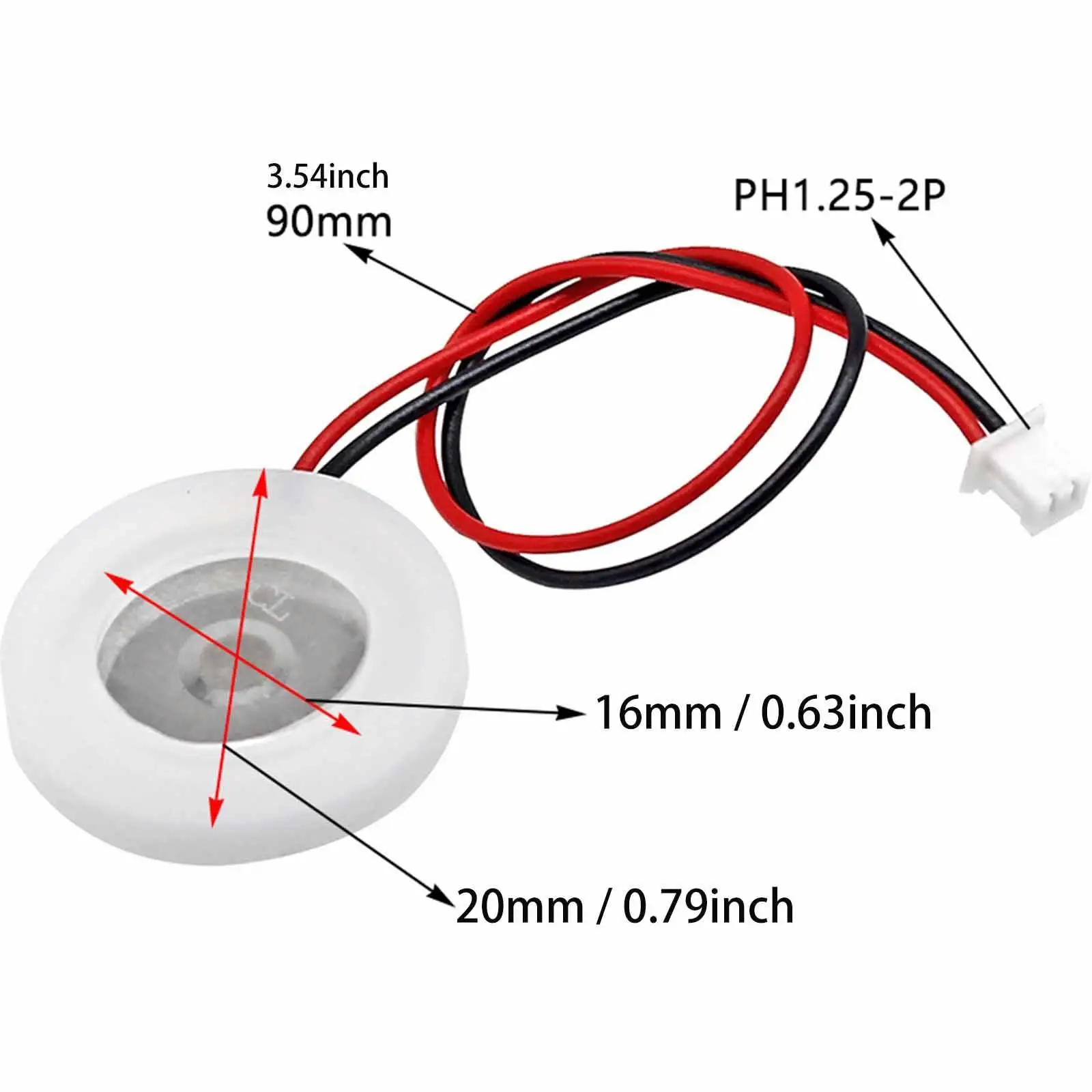 Módulo umidificador usb ultrassônico diy equipamento experimental nebulizador fabricante de névoa profissional 5v driver placa circuito módulo spray