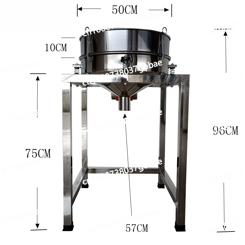 

Вибрационная сетка Вибрационная сетка Порошковая машина Экранирующая машина из нержавеющей стали Электрическая мука