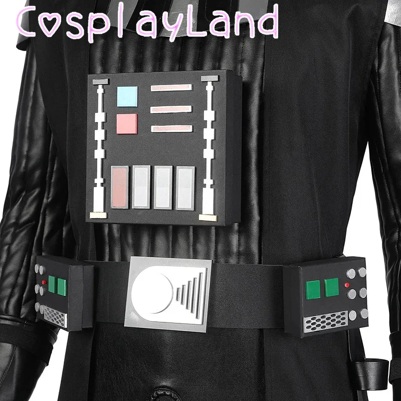 جديد وصول أوبي وان تأثيري حلي كينوبي الزي ملابس الحرب بدلة سوداء مع كيب الدعائم مخصص سيث لورد زي