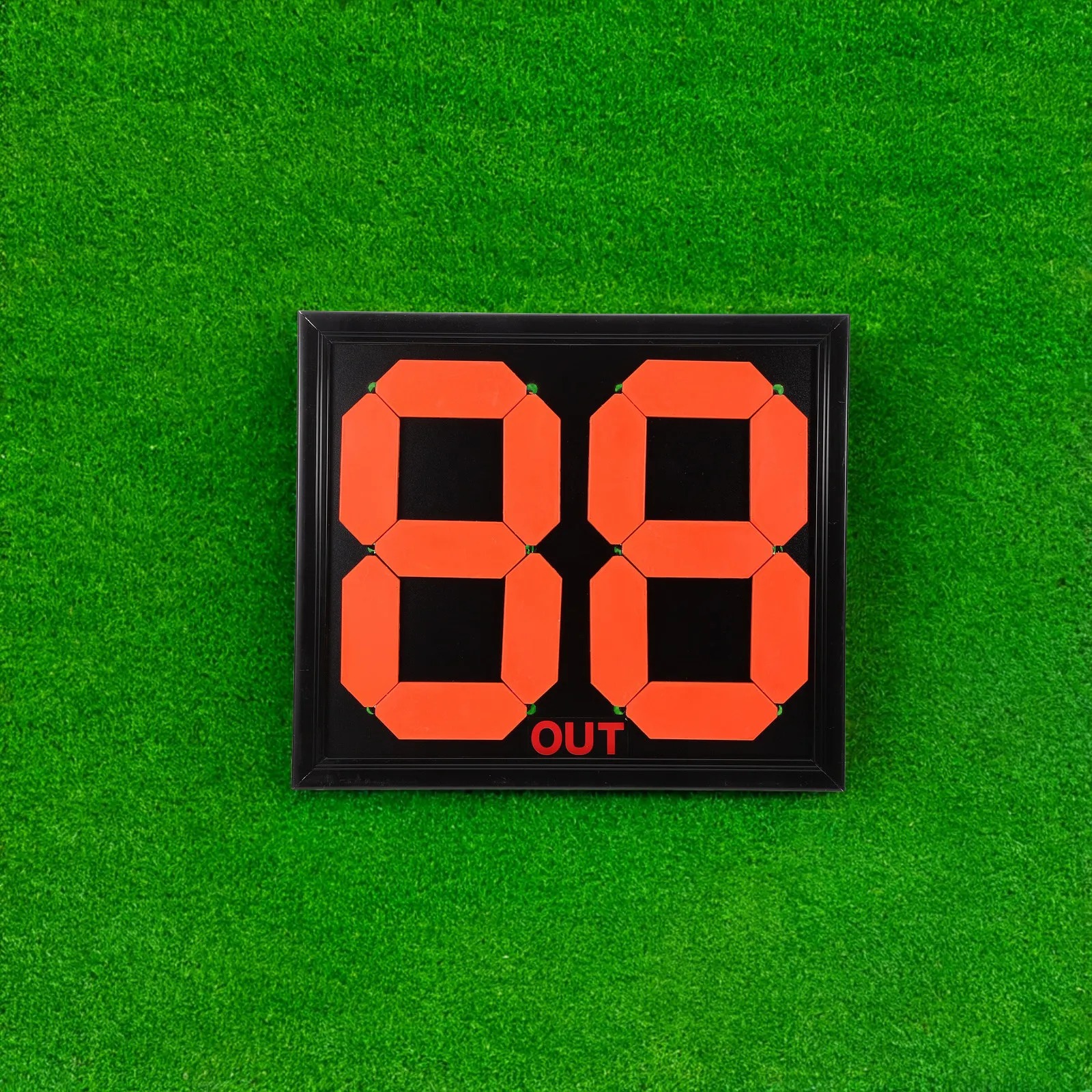 

Football Substitution Board Manual Soccer Referee Accessories Fluorescent Number Plates Compact Portable For Team