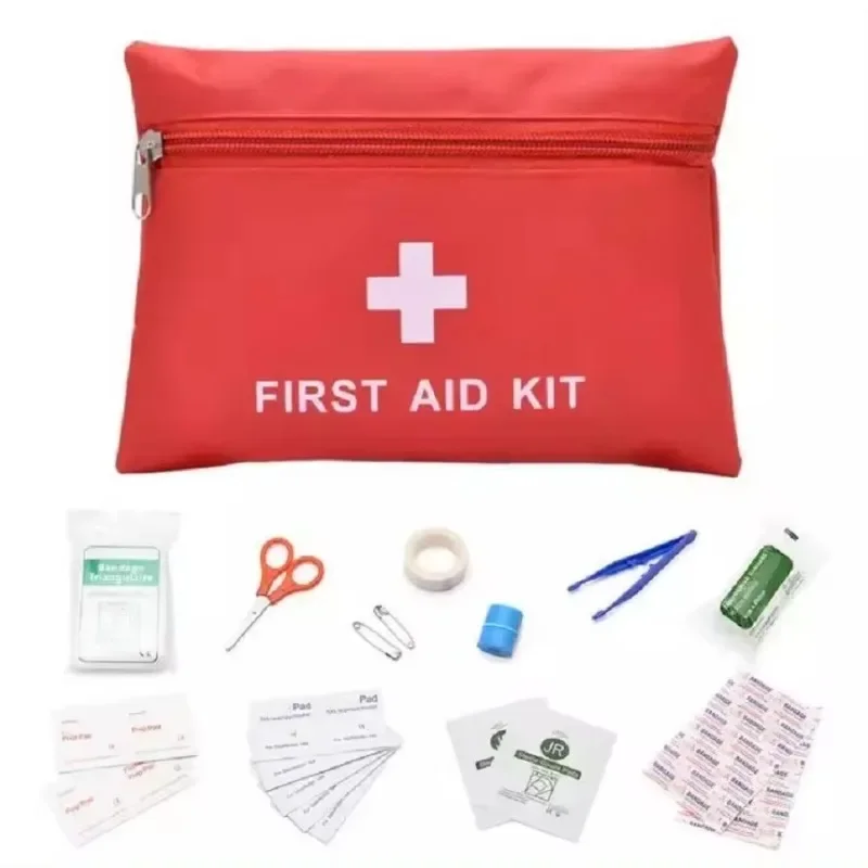 Firstime Custom 20*14cm Travel Survival First Aid Emergency Kit Small Bag For Medical Sports,Office,Mini Home First Aid Kit