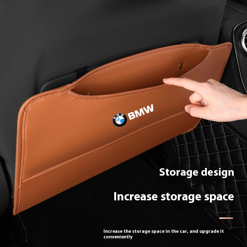 Car Seat Back Protection Anti-Kick Pad Rear Seat Organizer Storage Bag For BMW E36 E39 E46 E60 E70 E90 F10 F20 F30 F15 X1 X3 X5