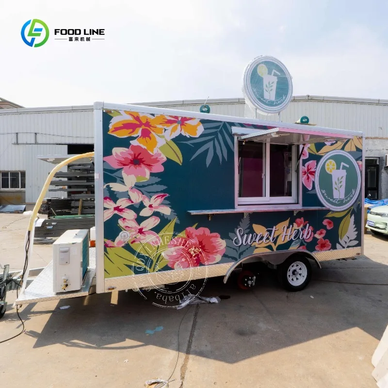 13ft Trade Assurance Food Trailer with Full Equipment Fit in USA Standard with Vin Number and Dot