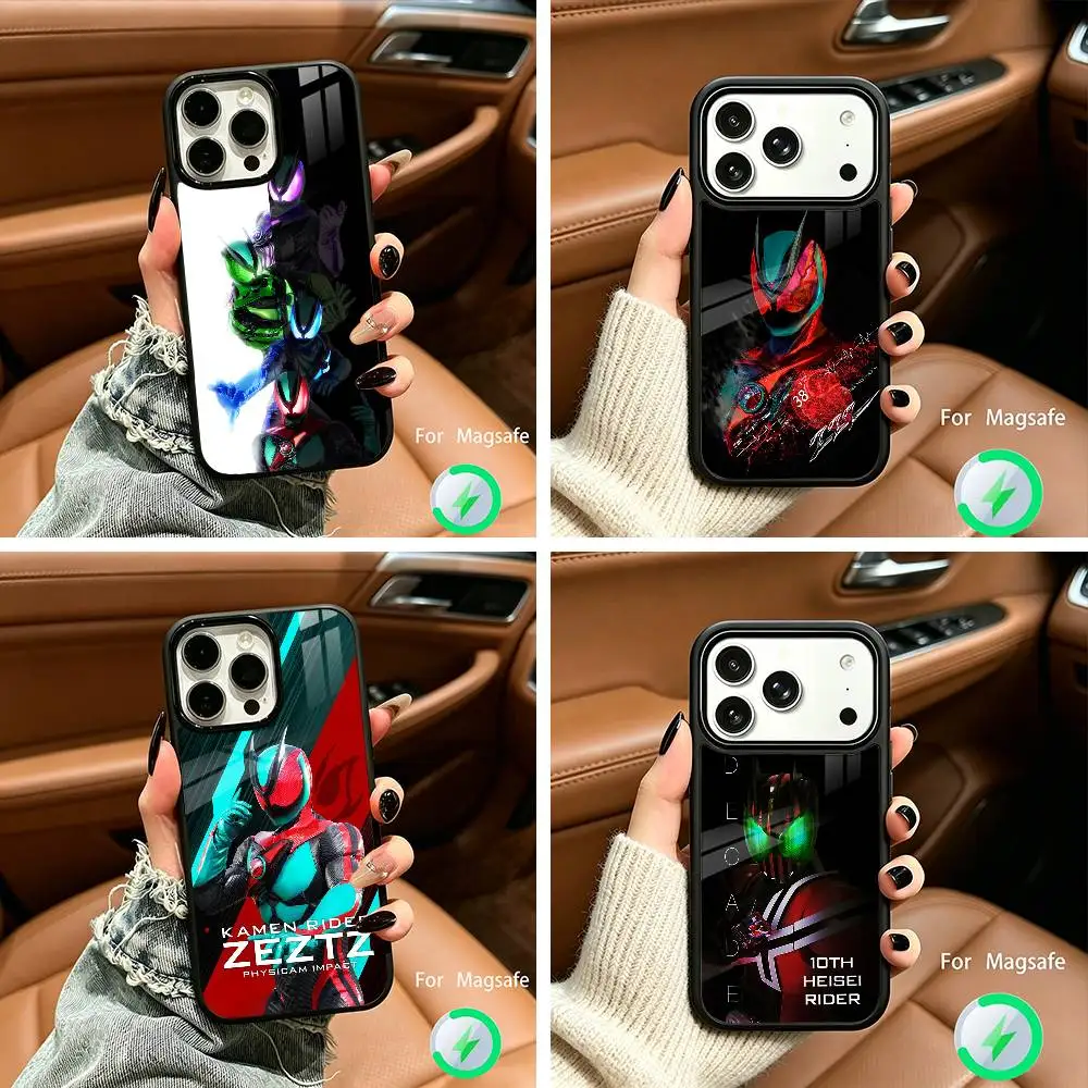 

K-Kamen R-Rider ZeztzS Wireless charging phone case compatible with iPhone 17/16/15/14/13/12/11