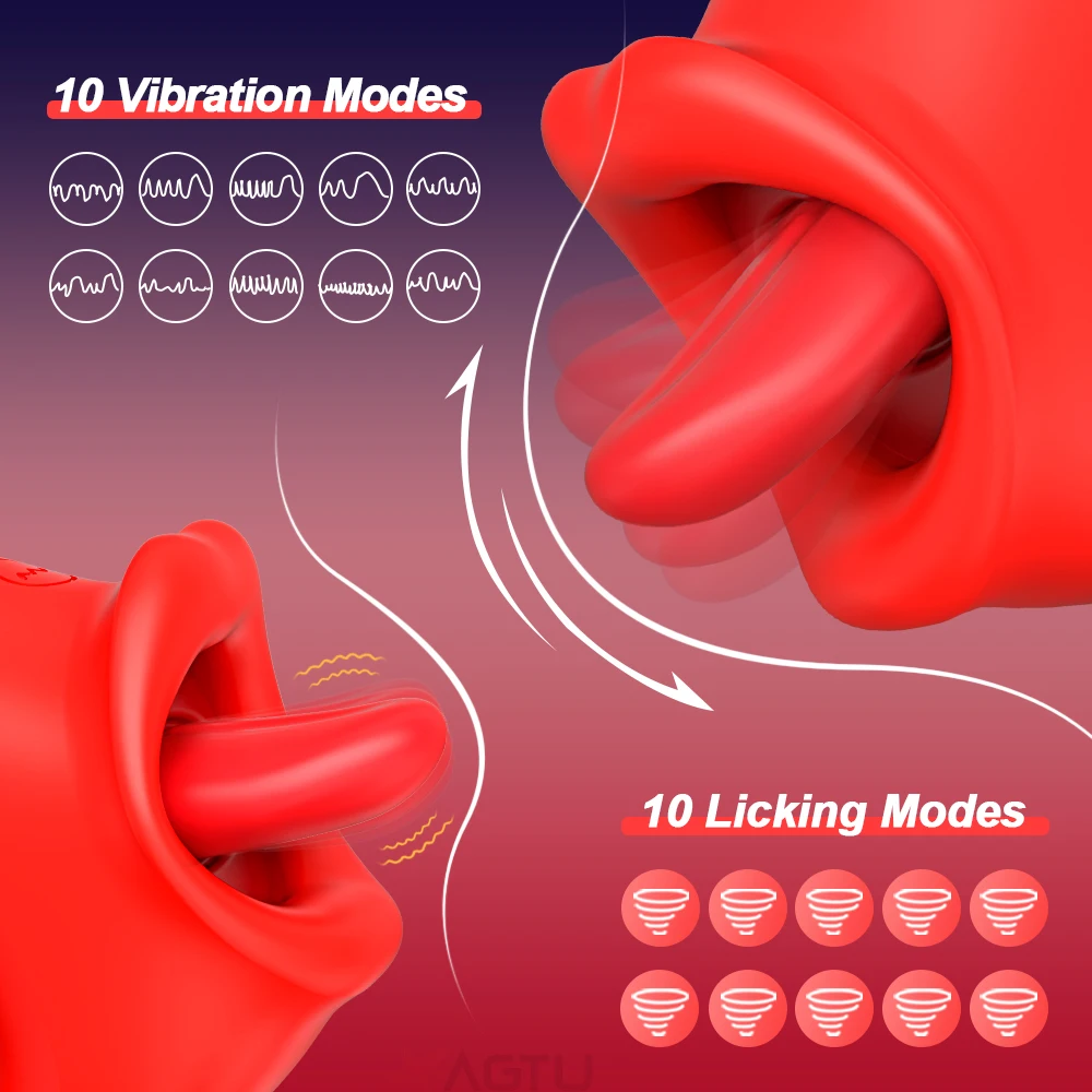 Zunge Lecken Saugen Vibrator Erwachsene Sex Spielzeug für Frauen Mund  Vibratoren Anal Klitoris Nippel Vibration Stimulator Masturbation Werkzeug 