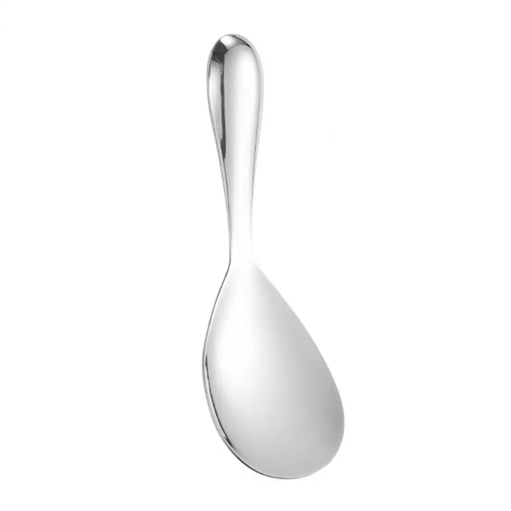 Stainless Steel Rice Spoon Smooth Rice Serving Spoon Stainless Steel Rice Paddle Spoon Thickened Non-stick Spatula for Home