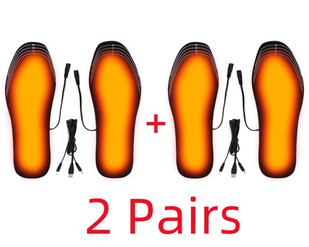 USB Beheizte Schuheinlagen Elektrische Fuß Erwärmung Pad Füße Wärmer Socke Pad Matte Winter Outdoor Sport Heizung Einlegesohle Winter Warm