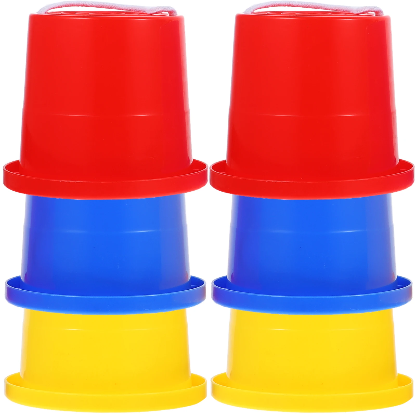 

3 Pairs Toddler Outdoor Toys Sensory Training Stilts Jump Shoes Aldult Children Kids Light Green Jumping Buckets for