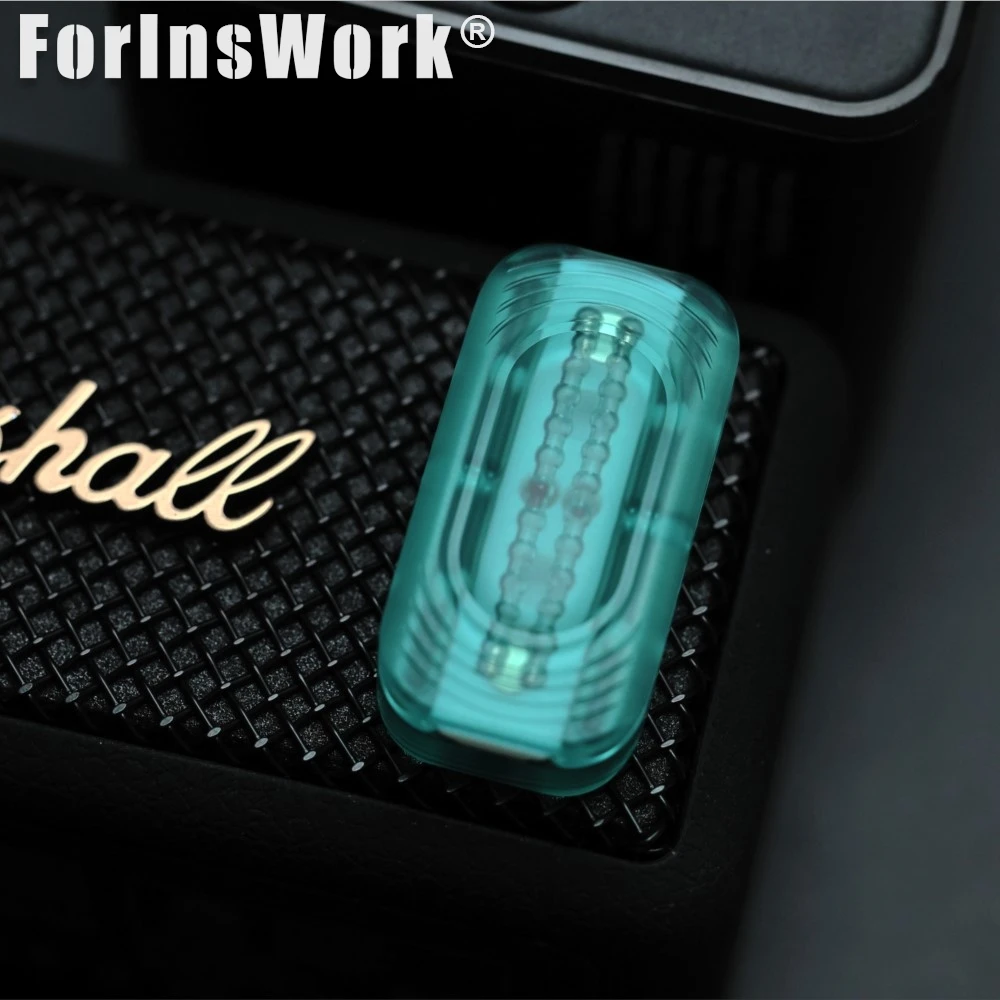 

KAIS POPO PMMA синий/прозрачный абзац механический слайдер игрушка для снятия стресса слайдер настольная игрушка