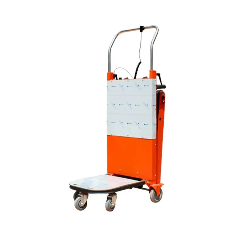 

Electric Heavy Stair Climber Cart with 60x45x50cm Frame Automatic Crawler for Industrial & Home Cargo Transport