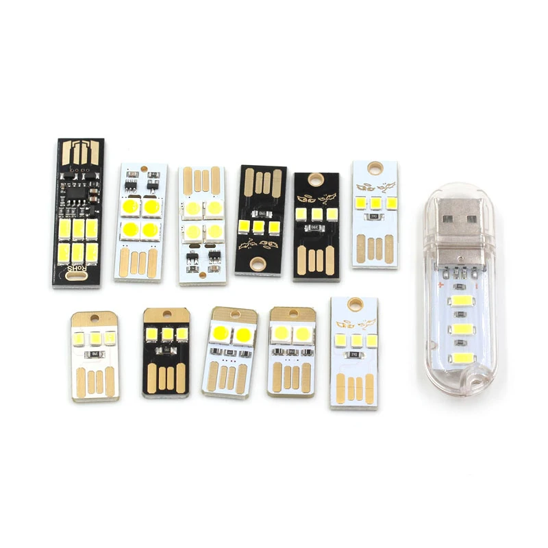 Usb Lamp Computer Toetsenbord Lamp Mini Camping Lamp Met Shell Schakelaar Touch Led Lamp Creatieve Bureaulamp Stekker In Power Bank