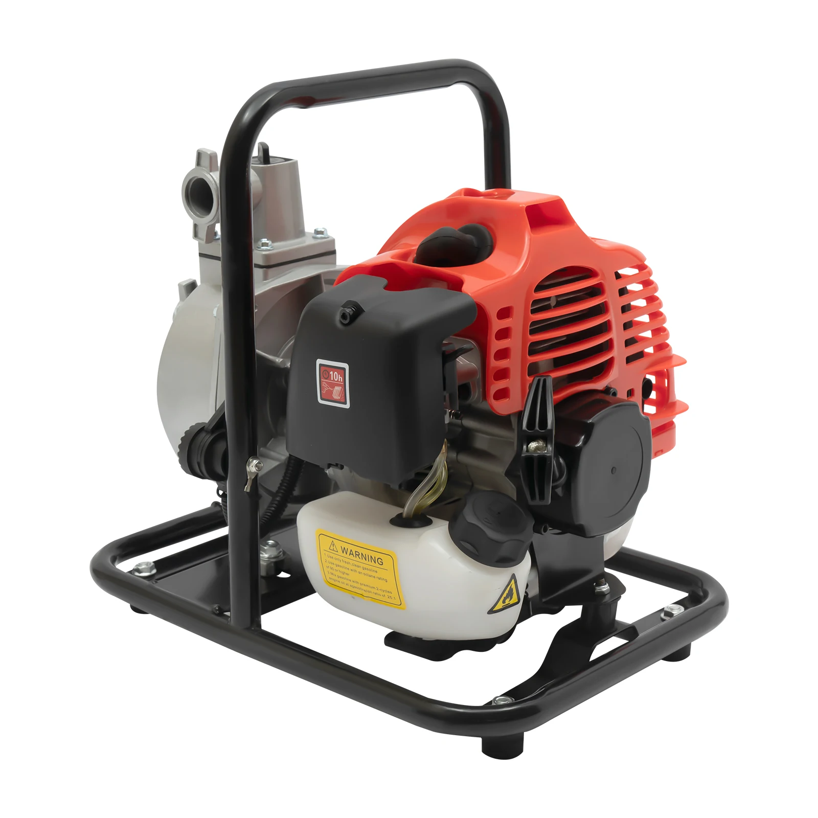 40.2CC ポータブルで耐久性のある電源装置 1 インチのガス駆動水移送ポンプ、追加のエアフィルター付き