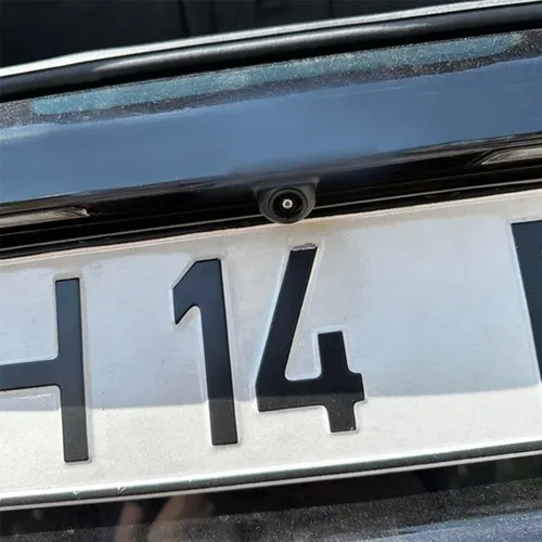 Imagen 2 del producto Cámara de Vista trasera de coche SMARTOUR 1080P visión nocturna marcha atrás Monitor de estacionamiento automático CCD impermeable 170 grados vídeo HD lente ojo de pez