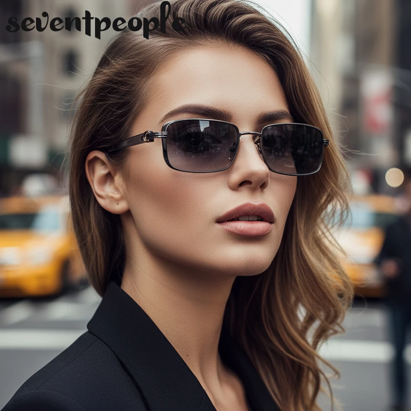 

Small Frame Steampunk Rectangle Sunglasses Women 2026 Luxury Brand Vintage Square Punk Sunglass for Ladies Shades Eyewear