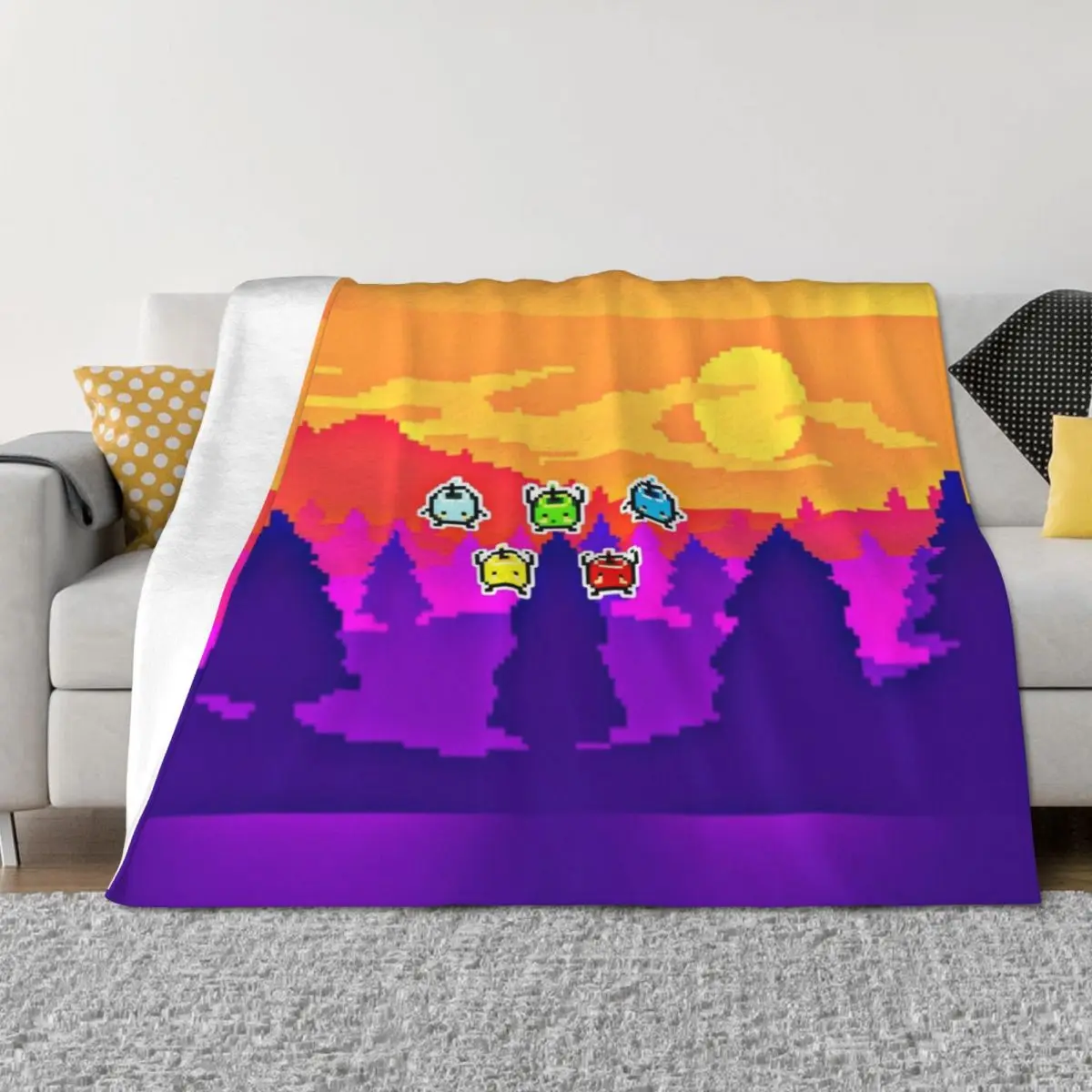 

Stardew valley junimos Throw Blanket valentine gift ideas Blankets Sofas Of Decoration Tourist Soft Big Blankets