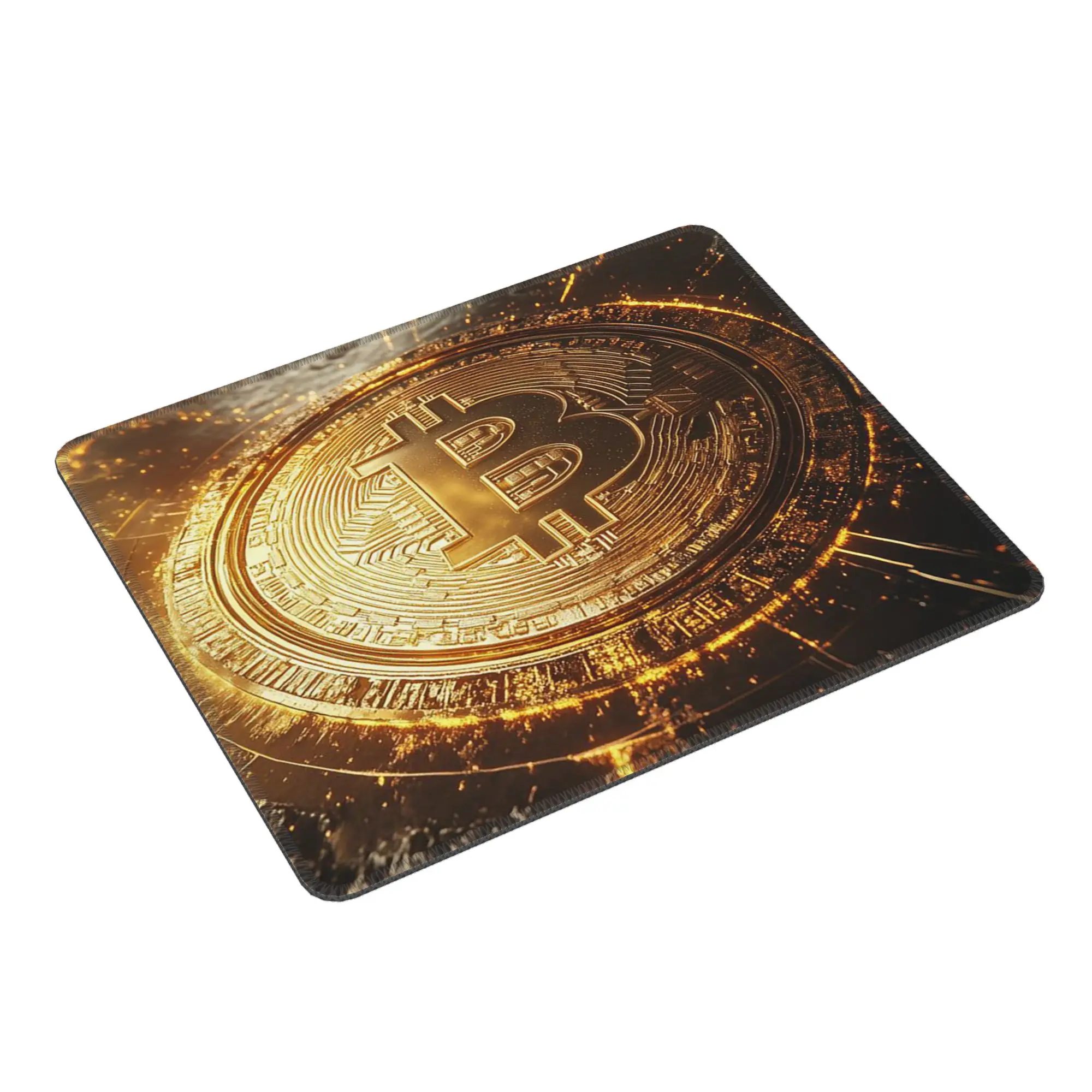 Bitcoin Cryptocurrency Art Mouse Pad Computer Keyboard Mouse Mat Gamer PC Laptop Desk Mat Office Table Mats