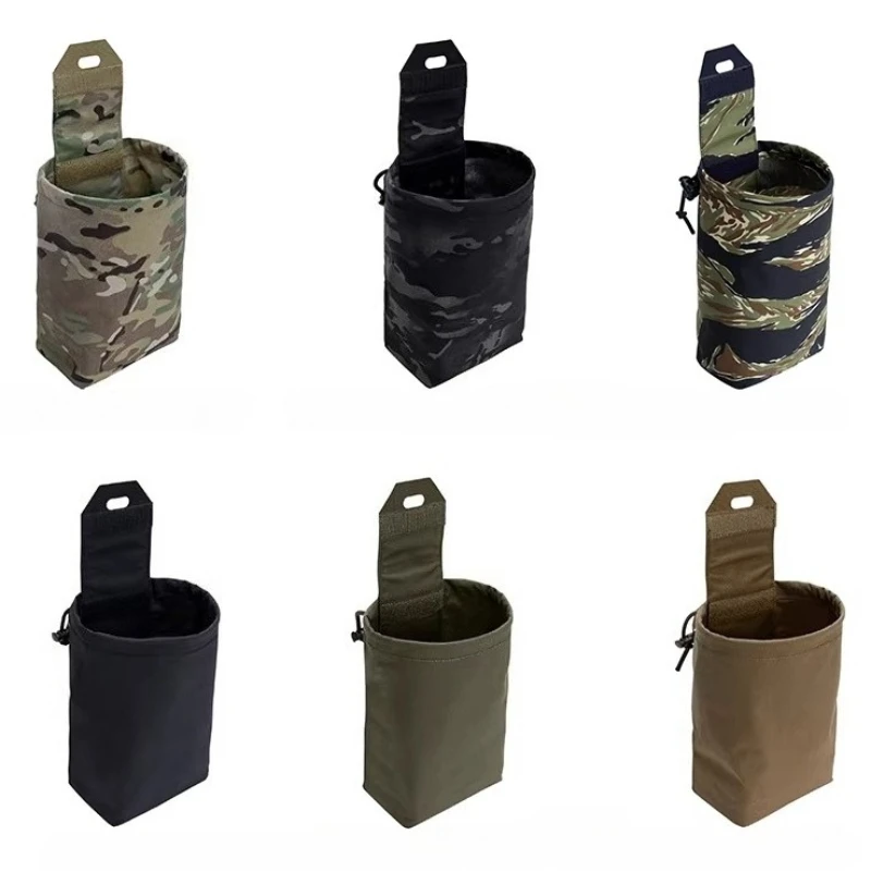 

500D Camouflage Mini Foldable MOLLE Dump Pouch Outdoor Tactical Multi-functional Storage Bag Waist Tools Pouch Hunting