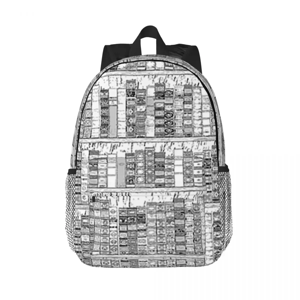 The Library Backpacks Teenager Bookbag Casual Students School Bags Laptop Rucksack Shoulder Bag Large Capacity