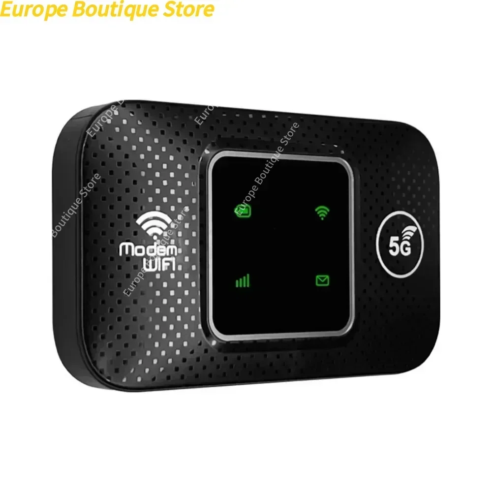 4G WiFi 6 موبايل هوت سبوت راوتر يدعم 10 مستخدم مع فتحة للبطاقات SIM راوتر لاسلكي محمول واي فاي هوت سبوت للسفر المنزلي