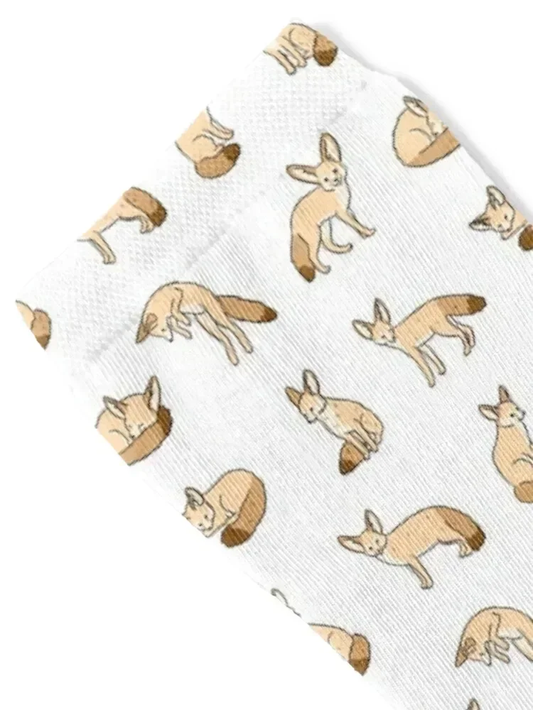 Cute Fennec fox pack Socks Soccer ankle valentine gift ideas snow Socks For Men Women's