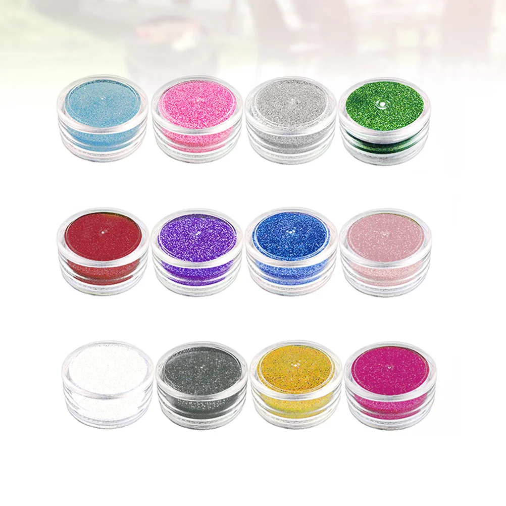 12 قطعة بودرة لامعة مؤقتة مقاومة للماء للوجه أداة طلاء ديكور حفلات المهرجانات #6