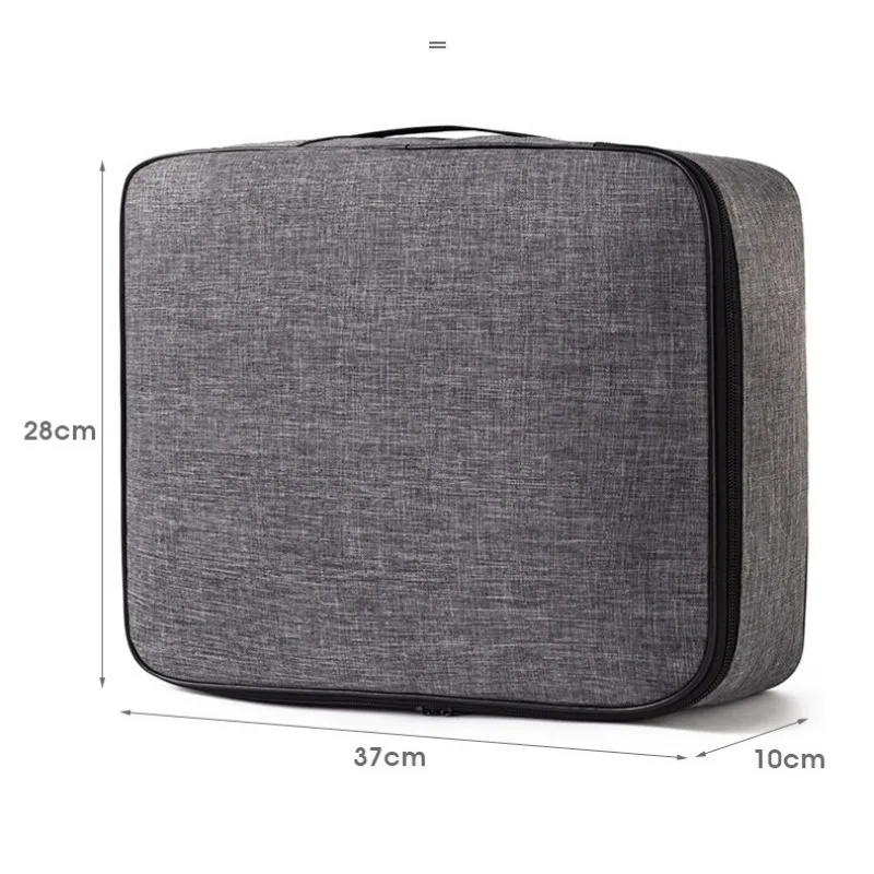 Torba podróżna na dokumenty podróżne Duża pojemność Warstwowy uchwyt na kartę paszportową Wodoodporny folder Organizacja archiwum Torba transgraniczna