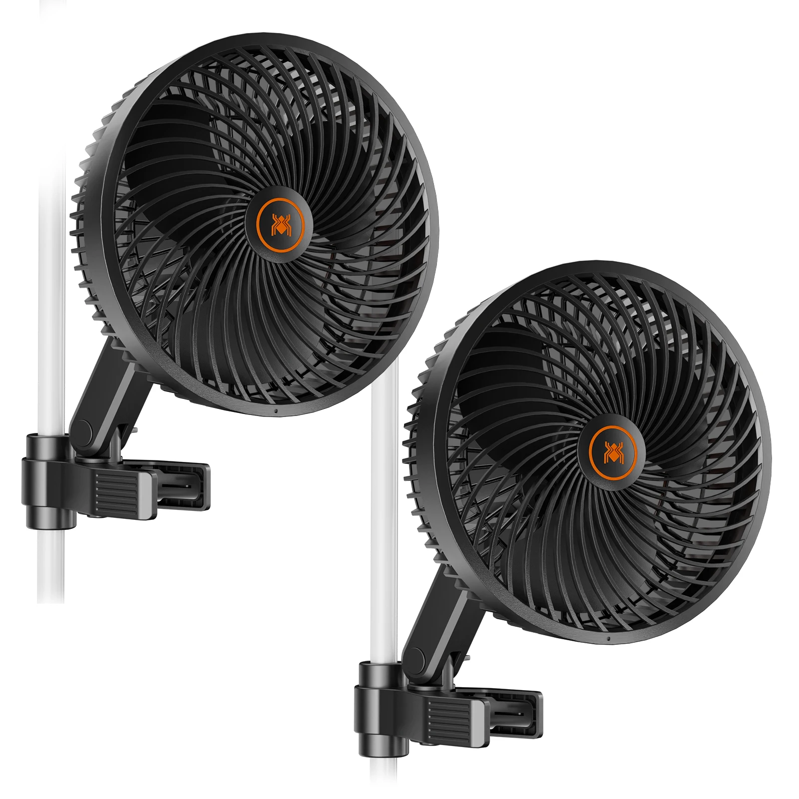 Spider Farmer 6" Grow-Zelt-Clip-Ventilator, APP-WLAN, EC-Motor, 10-stufige Geschwindigkeitsregelung, Weitwinkel-Oszillation, wasserdicht IP54