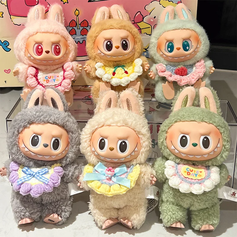 

Для 15/17 см V1/V2/V3 одежда Labubu милый нагрудник аксессуары для кукол аксессуары Labubu