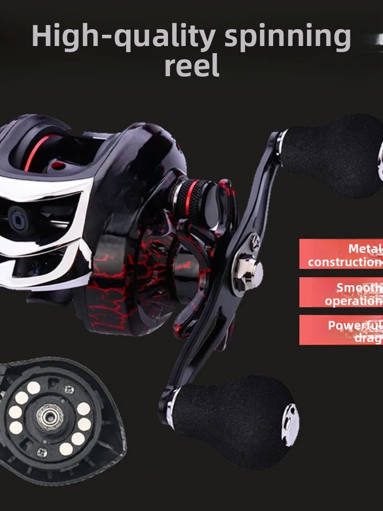 ウルフキング公式サイト-新型クラックウォータードロップフィッシングラインリール-ブラックフィッシュロングキャスティングマイクロスペシャルルアーフィッシングホイール